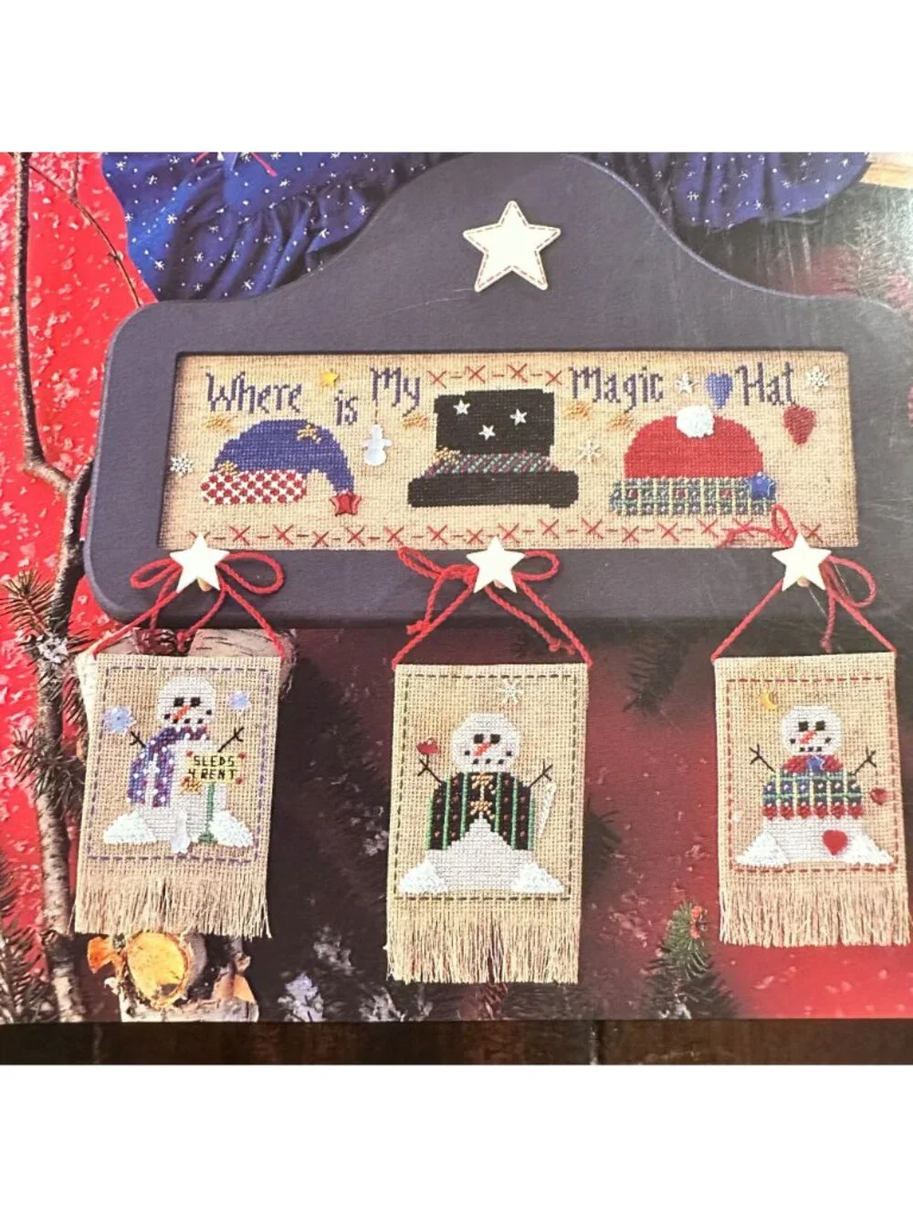 Holly Hill Designs Snowbuddies Cross Stitch Pattern Booklet